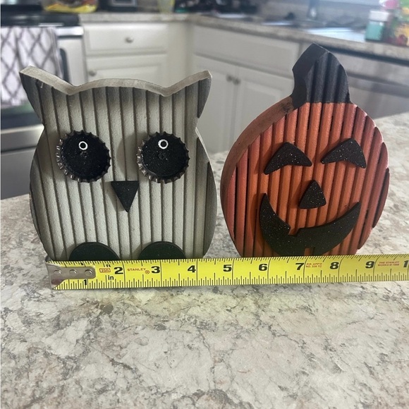 Fall Decor Owl & Pumpkin Table Top - Picture 7 of 7